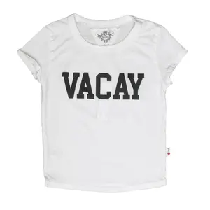 Signature Cap Sleeve Tee ("VACAY")