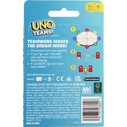 Mattel Games - UNO: Teams  [COLLECTIBLES] Card Game, Table Top Game