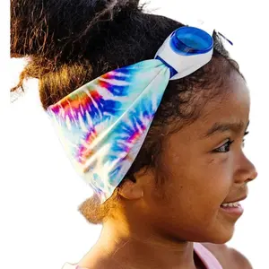 SWIM GOGGLES with Fabric Strap - Adult &  Swim Goggles - Around The World Theme