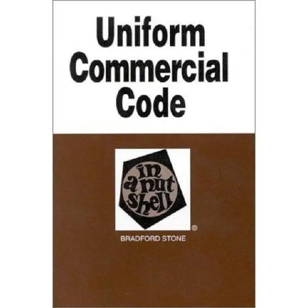 USED Book - Uniform Commercial Code in a Nutshell (Nutshell Series) by Bradford Stone (Paperback) - english
