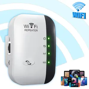 WiFi Extender, WiFi Extender Signal Booster for Home, 300Mbps WiFi Repeater, Covers Up to 5000 Sq.Ft, 55 Devices, Internet Extender, Quick Setup