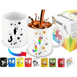 Color-Changing Unicorn Coffee Mug - Cute 11oz Ceramic Cup for Women & Girls, Includes  Box - Fun Unicorn  Idea