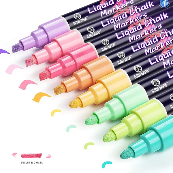 Chalk Markers for Blackboard, Macaron/Metallic/Neon Colors