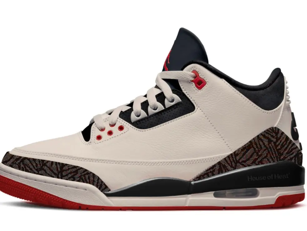 Air Jordan 3 Retro World's Best Dad "Black-University Red"