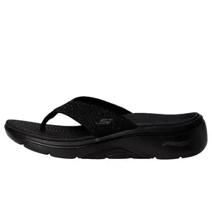 Skechers Arch Fit 2.0 3-Pt Rhinestone Sandal Black/Black  140855-BBK Women's