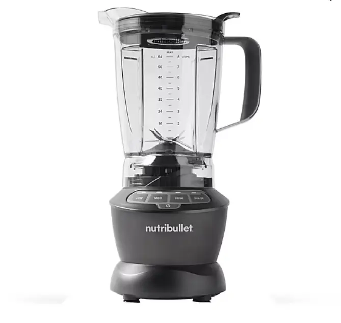 NutriBullet Blender Combo with Single Serve Cups, High-Speed Blender, Personal Smoothie Maker, Full-Size Blender, Food Processor, Kitchen Appliance