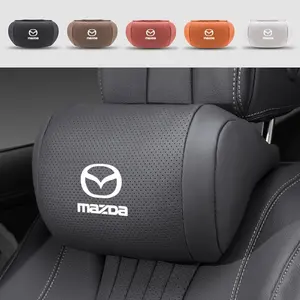 Car Neck Pillow Car Seat Headrest Pillow Auto Memory Cotton Protector Cushion For Mazda 2 3 Axela Atenza 17-20 MS Mazda 6 CX-5 CX3