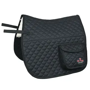 HILASON Western Horse Luxury Quilted Saddle Pads with Pockets | Pad