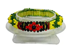 Orula and Elegua Elegba Esu Bracelet - Ilde Ide Idde de Elegua Elegba Esu semi-elastico