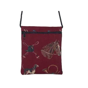 Horse and Hound Crossbody Purse, Equestrian Handbag # TPCO005