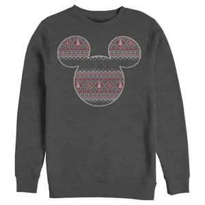Men's Mickey & Friends Christmas Print Sweatshirt