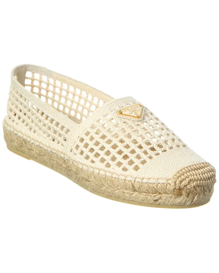 Prada Logo Espadrille