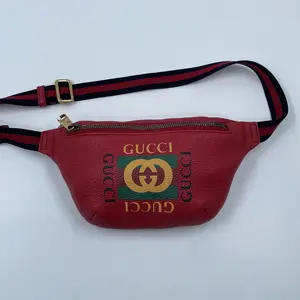 Pre-owned GUCCI Leather Belt Bags Logo Belt Bag