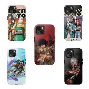 5 Styles Sakamoto Days Phone Case, Manga Anime Merch, Anime Vintage Special Cover for iPhone 11 12 13 14 15 16 Pro Max Plus X SE, Samsung S21 S22 S23 S24 S25 O94