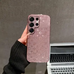 Galaxy Samsung,High-end Glitter Electroplated Case for Galaxy Samsung S25 S24 S23 S22 Models Super Cool Trendy Fashionable Item Product Code 975