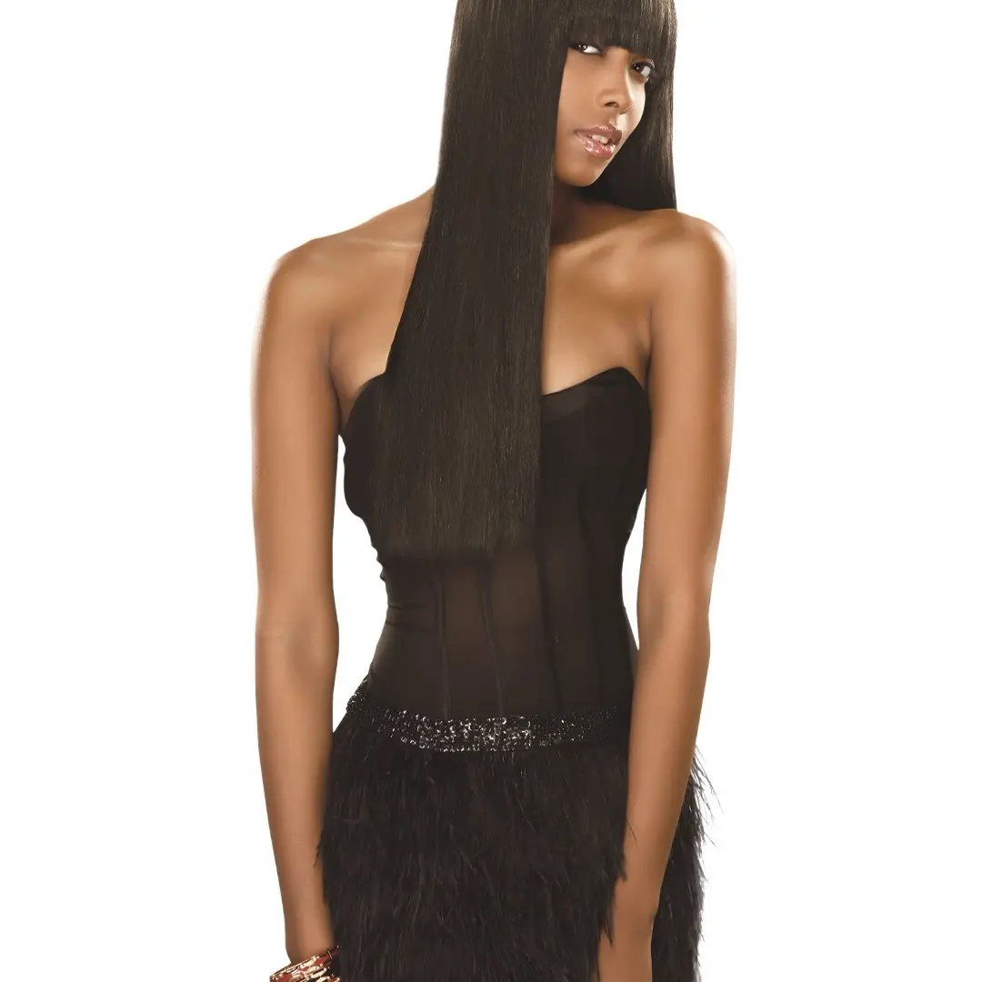 Satai - Premium Quality Remi Human Hair Yaki Weaving Hair 08 Inch 1B