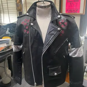 Victor Wilde Instant Crush Shark Jacket Julian Casablancas Unisex Motorcycle Jacket Bohemian Society Handmade in LA Iconic Design