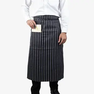 Bistro Apron, Long 30x33 in., 1 Check Pocket, 1 Pen Pocket, Adjustable Ties, 3 Colors, Bulk Case of 48 or a 12-Pack