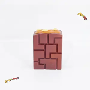 MHM Squishy Series  Russian Tetris Chocolate(Sea Salt White Chocolate) Stress Relief Toy, Slow Rebound Stress Relief Toy, Holiday Gift