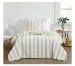 Truly Soft Aiden Stripe Twin/Twin XL 2 Piece Quilt Set