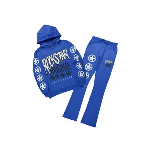 Wizzurd Royal Hoodie Stacked Track Set