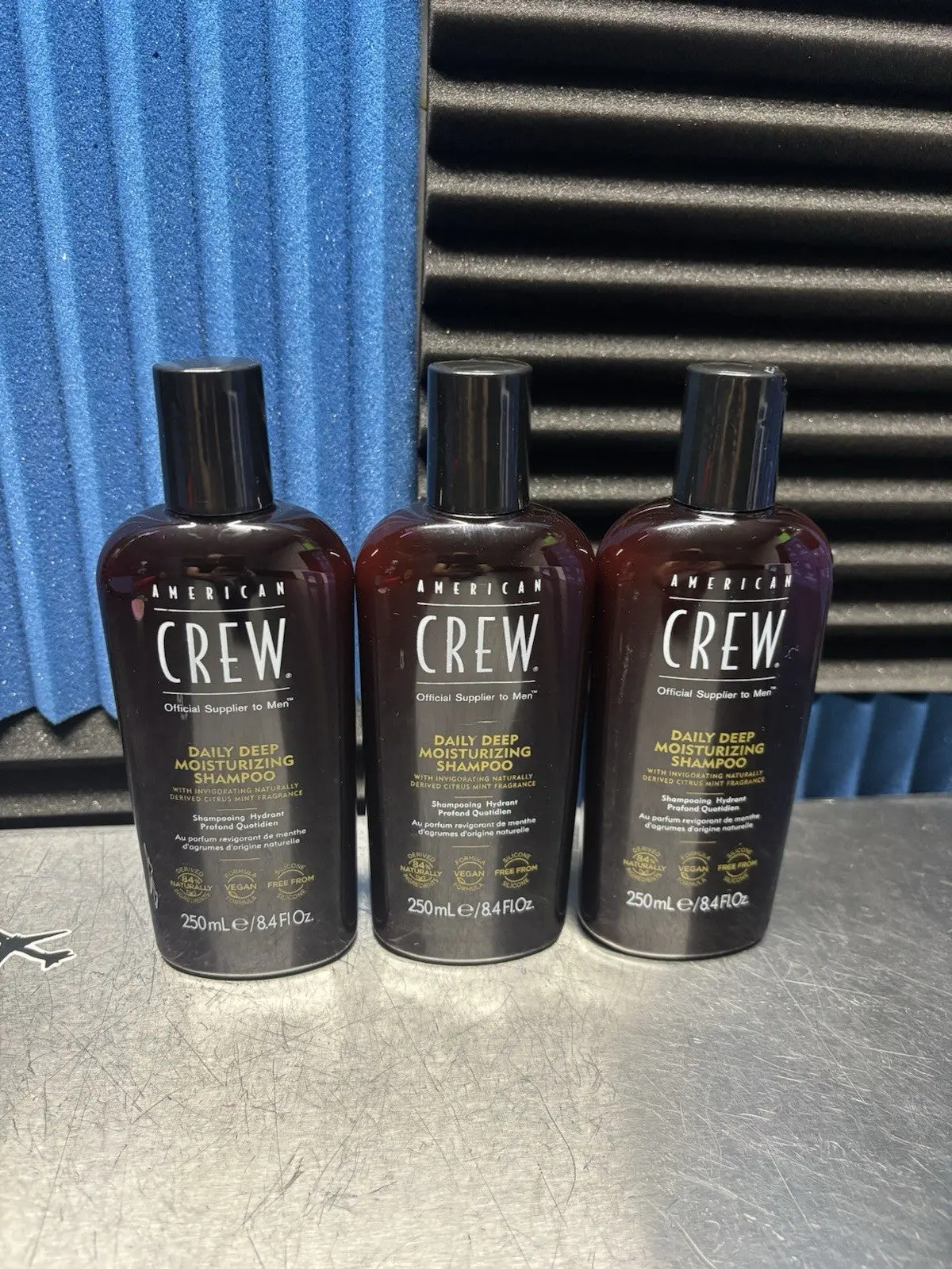 American Crew Shampoo For Men Daily Cleansing - 250mL ( 3 - Pack )