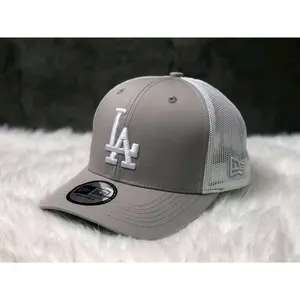 New Era LA Dodgers Mesh Trucker Hat - Premium Streetwear Adjustable Cap for Men & Women
