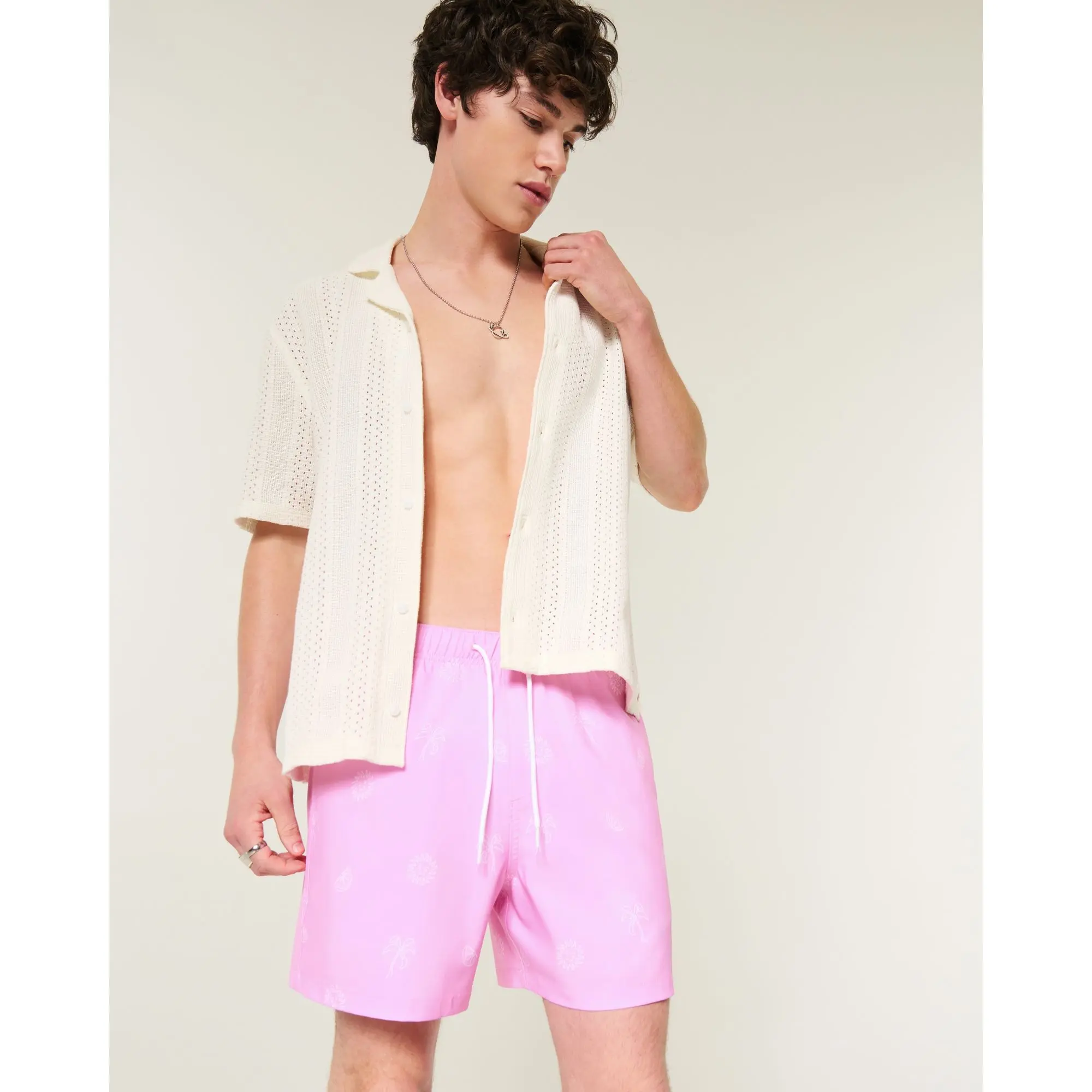 Hollister Mid-Thigh Swim Trunks