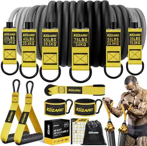 Heavy Resistance Bands Set 300–360lbs – Exercise Bands with Handles for Strength Training, Muscle Building, Yoga & Home Workout Equipment for Men & Women