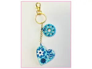 Handpainted Accessory Dreamy Girls Backpack Charm Set 1