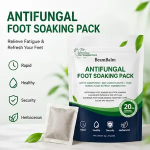 Antifungal Foot Soak Pack | Triple Action: Deodorizing, Itch-Relieving, & Antifungal | Herbal Foot Care | 20 Packs