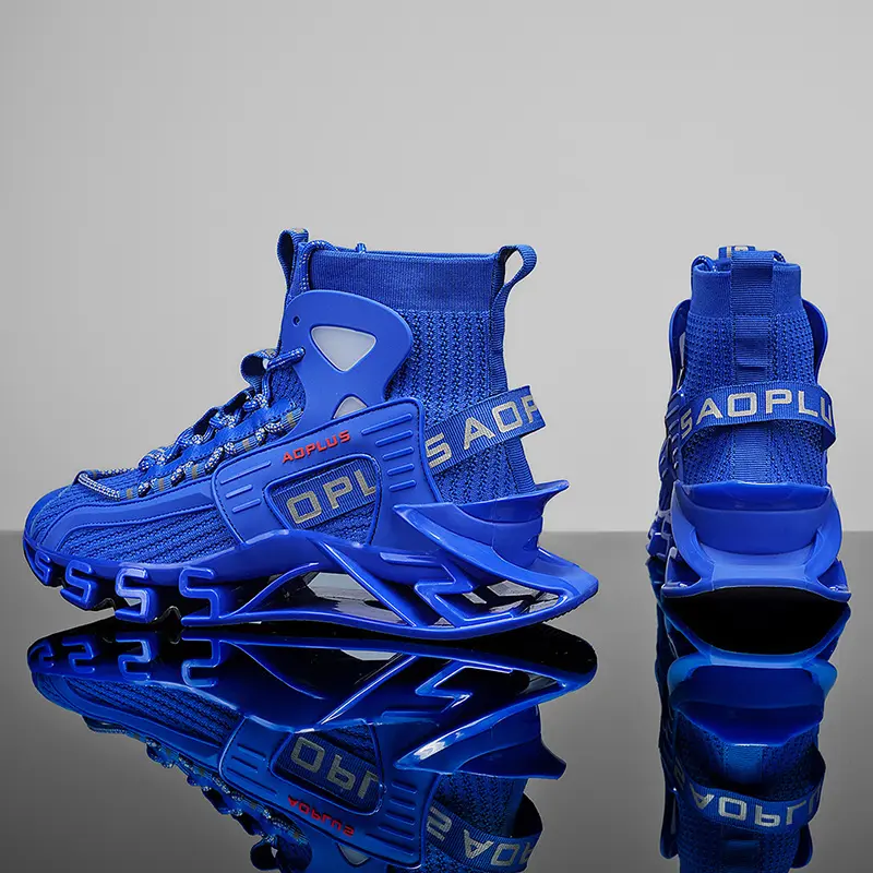 AOPLUS CYBERPUNK PLATFORM SNEAKERS3.2" hidden height boost! Futuristic ventilateddesign, ultra-lightweight cloud comfort.Seamlessly transitions from streetwear to outdoortechwear. LIMITED STOCK!