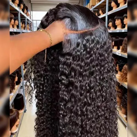 CORIIANA 250% Curly Glueless Wigs Human Hair Ready to Wear Deep Wave 13x6 HD Lace Front Wig Human Hair Wet An Wavy 7x5 Lace Closure Wigs For Black Women Pre Plucked Beginner Friendly Drawstring 200%