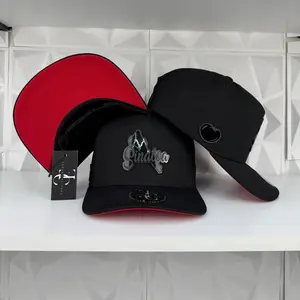 Sinaloa México SnapBack hat-black/red