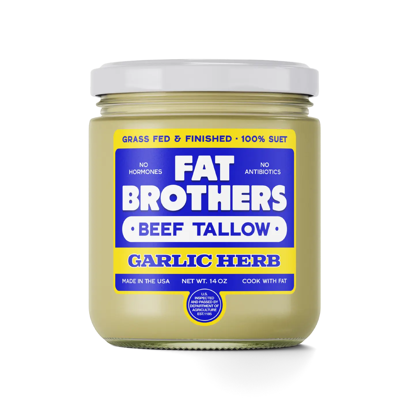 GARLIC HERB - GRASS-FED BEEF TALLOW