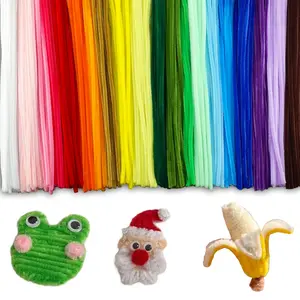 200 count Pipe Cleaners -  & Safe Chenille Stems for DIY Crafts, Colorful Thick Fuzzy Wires Bulk, Art Supplies for  Adults, DIY Decorations (Multi-Color)