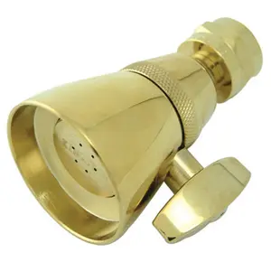 Kingston Brass  1-.75 Inch Diameter Brass Shower Head - Polished Brass
