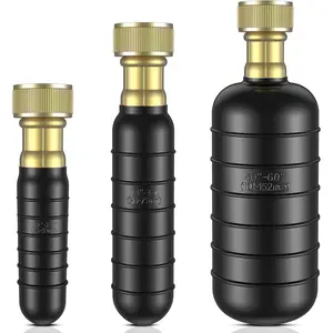 3-Pack Drain Bladder Kit, Water-Powered Rubber Drain Cleaning Bladder, Fits 1 to 6 Inch Pipes, Ideal for Clearing Bathroom Sinks, Showers, Swimming Pool Drains, Kitchen Sinks and Main Drains Clogs