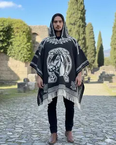 Unisex Mexican Poncho Herradura