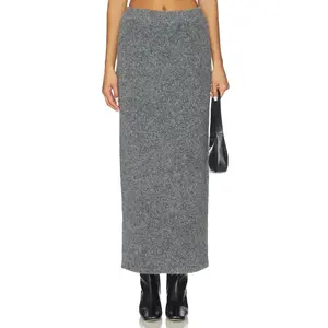 Line & Dot Sonora Sweater Skirt in Charcoal Grey