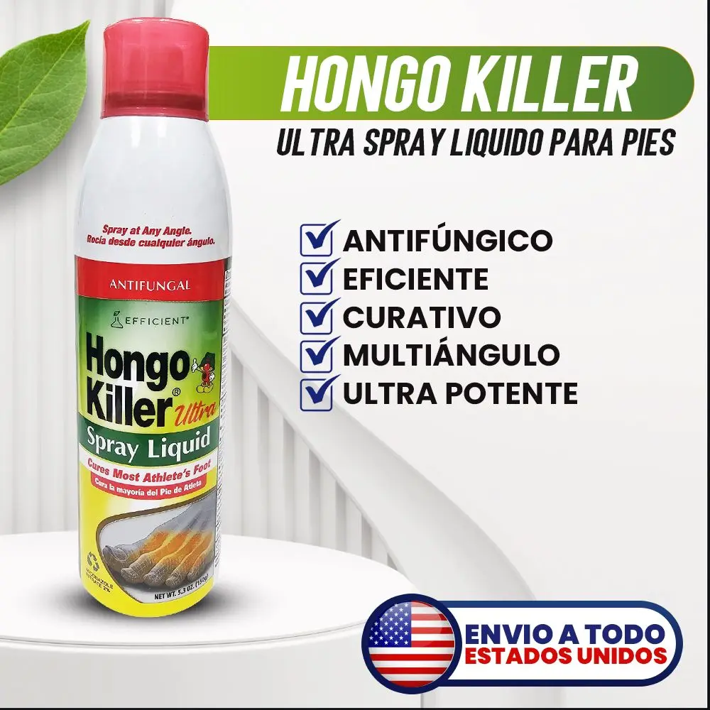 Hongo Killer Ultra Spray Liquid, 5.3 oz (150g) – Deodorizing Antiperspirant for US Beauty & Personal Care Bath & Body Use, Body Care, Foot Care Product