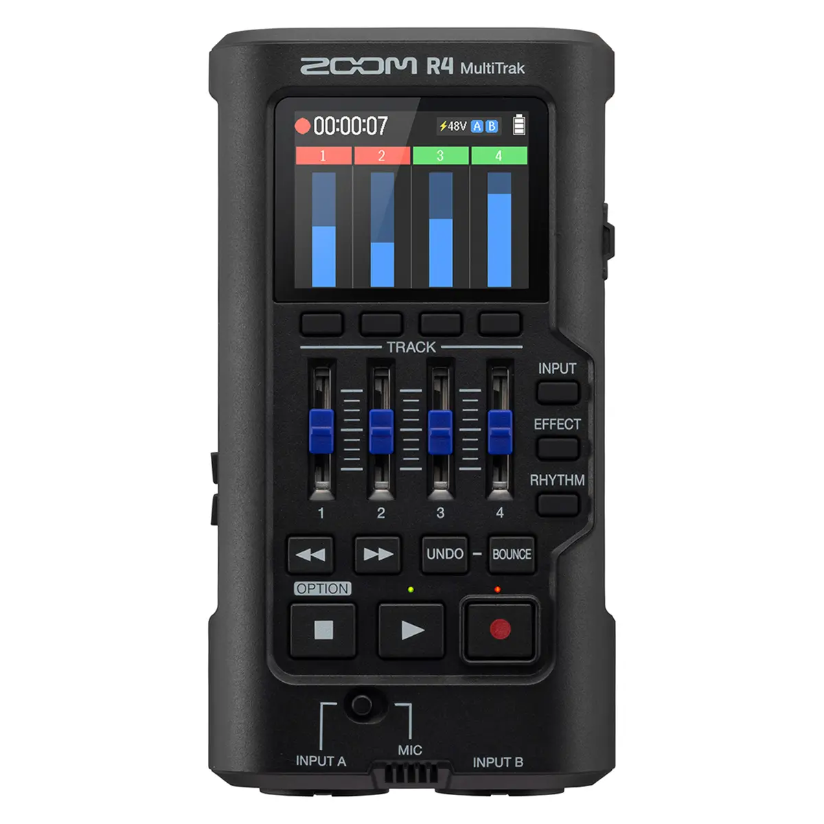 Zoom R4 MultiTrak Handheld Recorder - 32-Bit Float, USB, High-Quality Recording