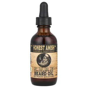 Honest Amish Pure Beard Oil, Unscented, 2 fl oz (60 ml) Honest Amish Pure Beard Oil, Unscented, 2 fl oz (60 ml)