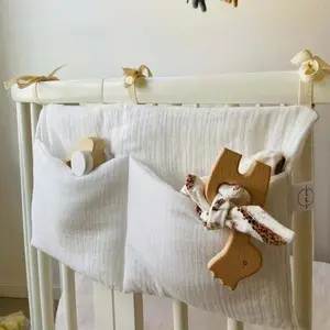 Nursery Crib Hanging Storage Bag: Organize Baby Essentials