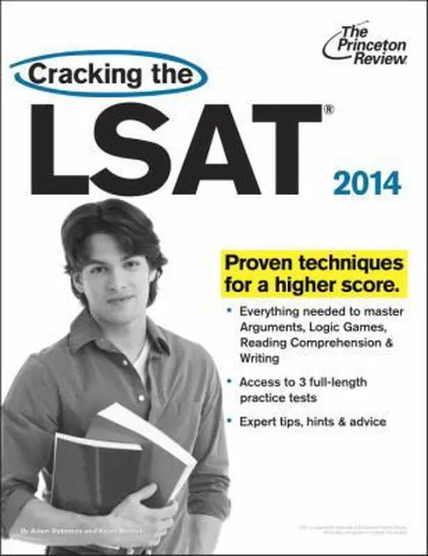USED-Cracking the LSAT with 3 Practice Tests, 2014 Edition (Graduate School Test Preparation) by Princeton Review (Paperback)