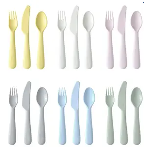 Mixed Color IKEA KALAS Flatware 18-Piece Set, Complete Value Pack