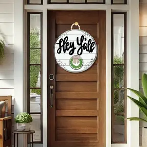 DK Shiplap "Hey Y'all" with room for a mini Door Hanger