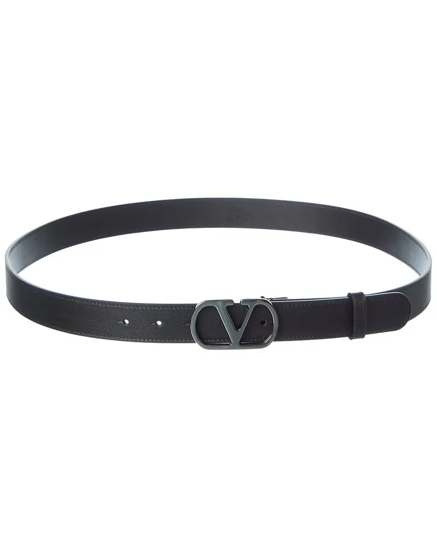 Valentino VLogo Signature Leather Belt