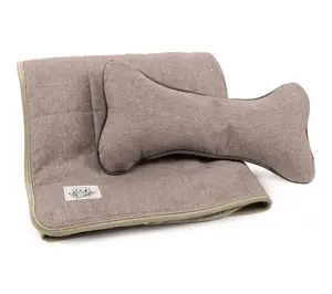 Carolina Pet L/XL GreenDog Luxe Netural Crate Blanket Carolina Pet L/XL GreenDog Luxe Netural Crate Blanket