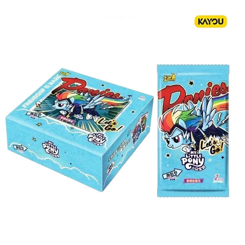My Little Pony Official Card Set 7th Edition, Friendship Forever Cards, Collectible Trading Cards, Huiyue Pack, Collectible Game Accessories, Authentic Merchandise KAYOU, Guaranteed Trading Cards, Card Collectibles